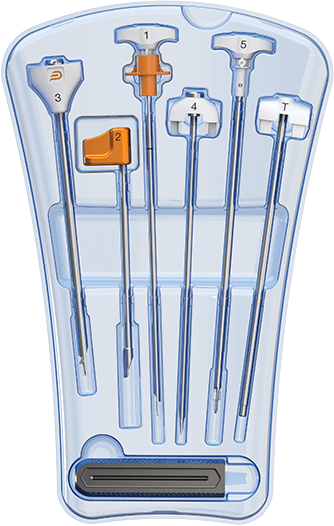Public Providence Medical Technology image of the CORUS Spinal System instrument set